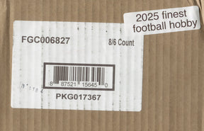 2025 Topps Finest Football Hobby, 8 Box Case