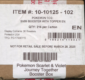 Pokemon Scarlet & Violet Journey Together, 6 Booster Box Case