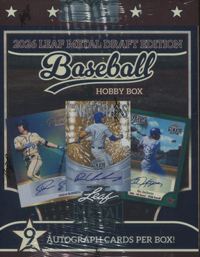 2026 Leaf Metal Draft Edition Baseball Hobby, Box