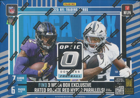 2025 Panini Donruss Optic Football Hobby, 20 Mega Box Case (Red Hyper Parallels)