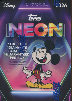 2026 Topps Disney Neon Blaster, 40 Box Case