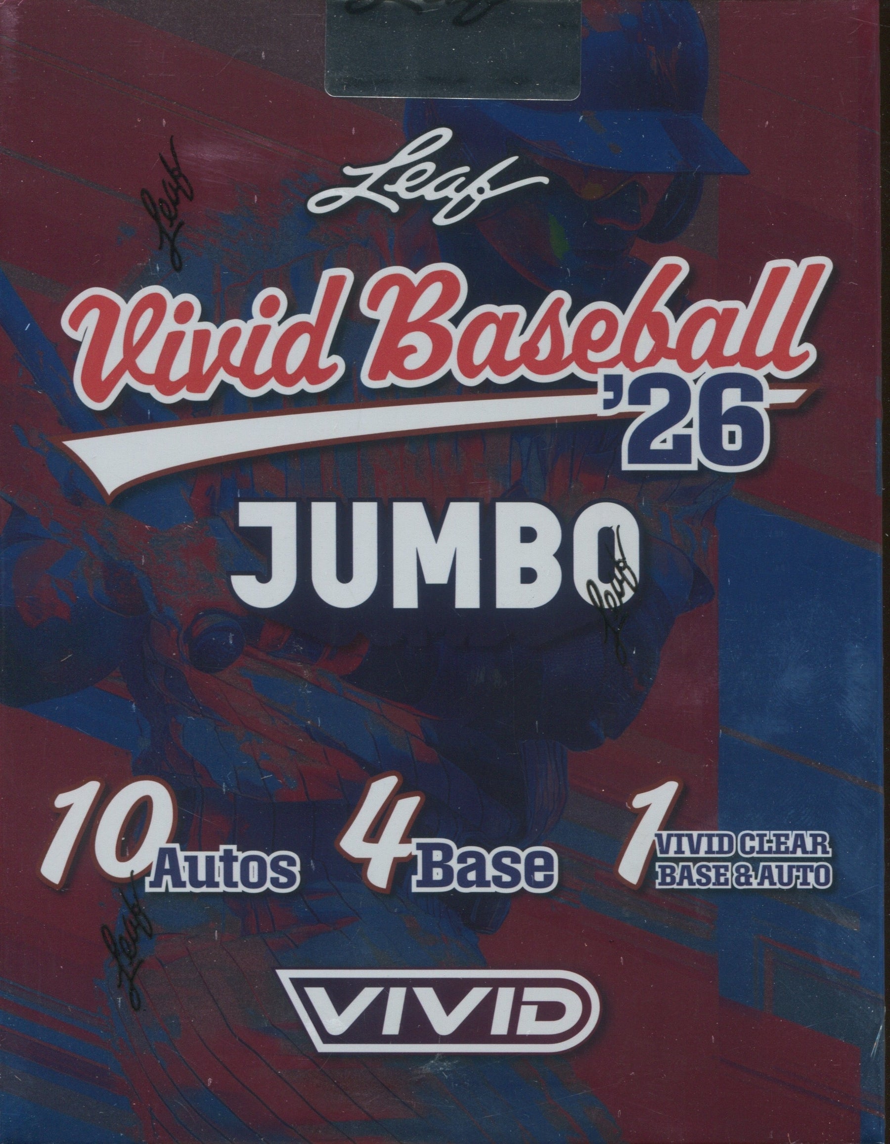 2026 Leaf Vivid Baseball Jumbo, Box