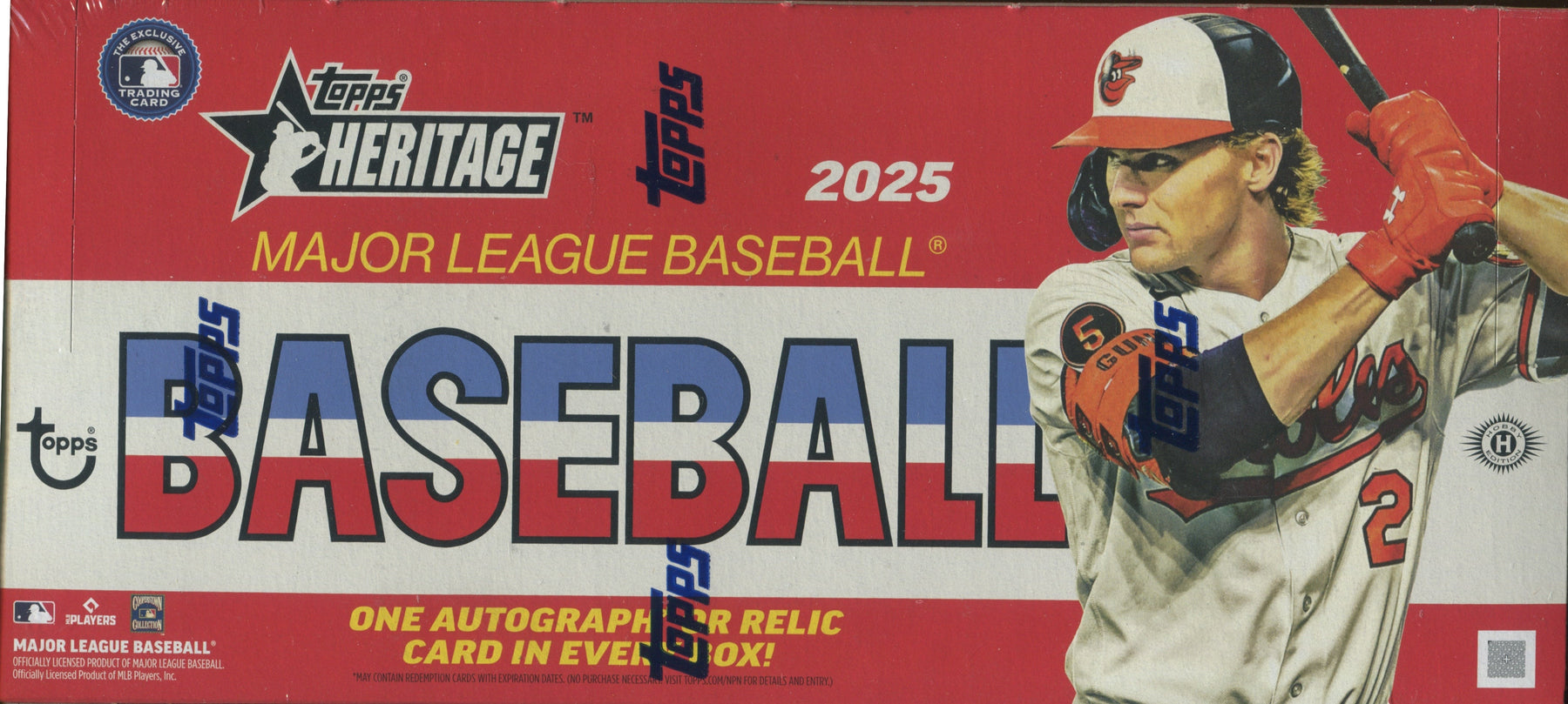 2025 Topps Heritage Baseball Hobby, Box