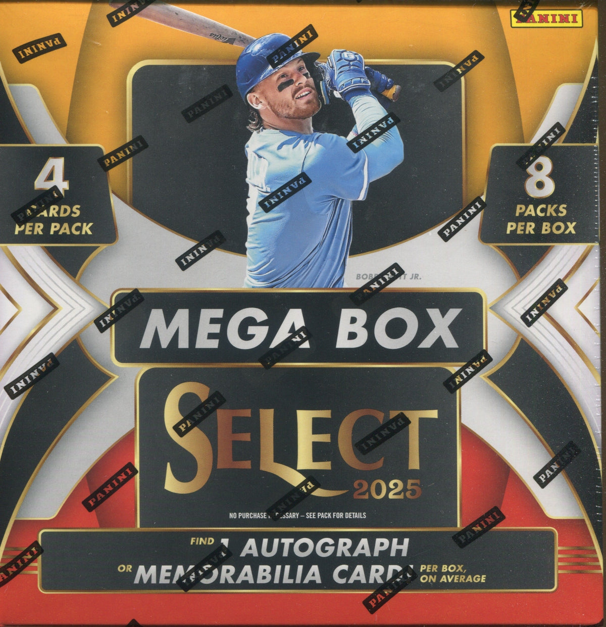 2025 Panini Select Baseball Mega, 20 Box Case