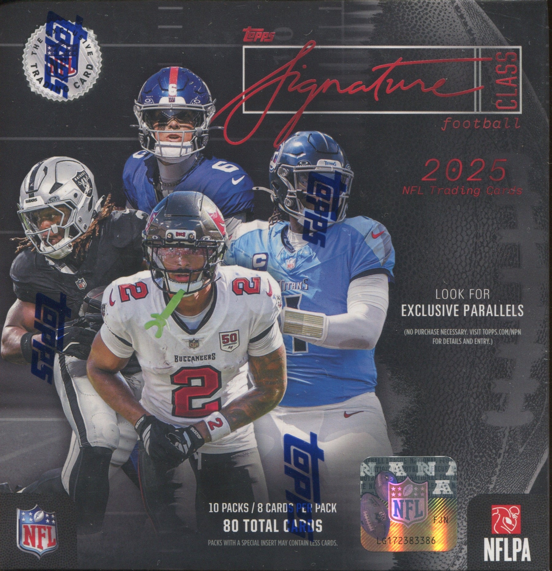 2025 Topps Signature Class Football Mega, 20 Box Case