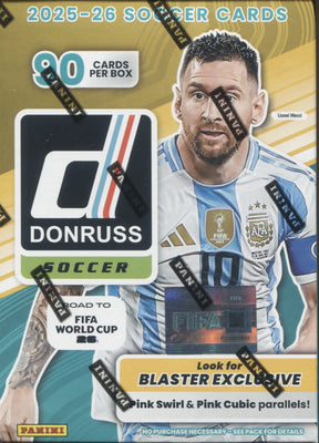 2025-26 Panini Donruss Road To FIFA World Cup 26 Soccer Hobby Blaster, 20 Box Case