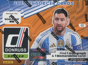 2025-26 Panini Donruss Road To FIFA World Cup 26 Soccer Hobby, 12 Box Case