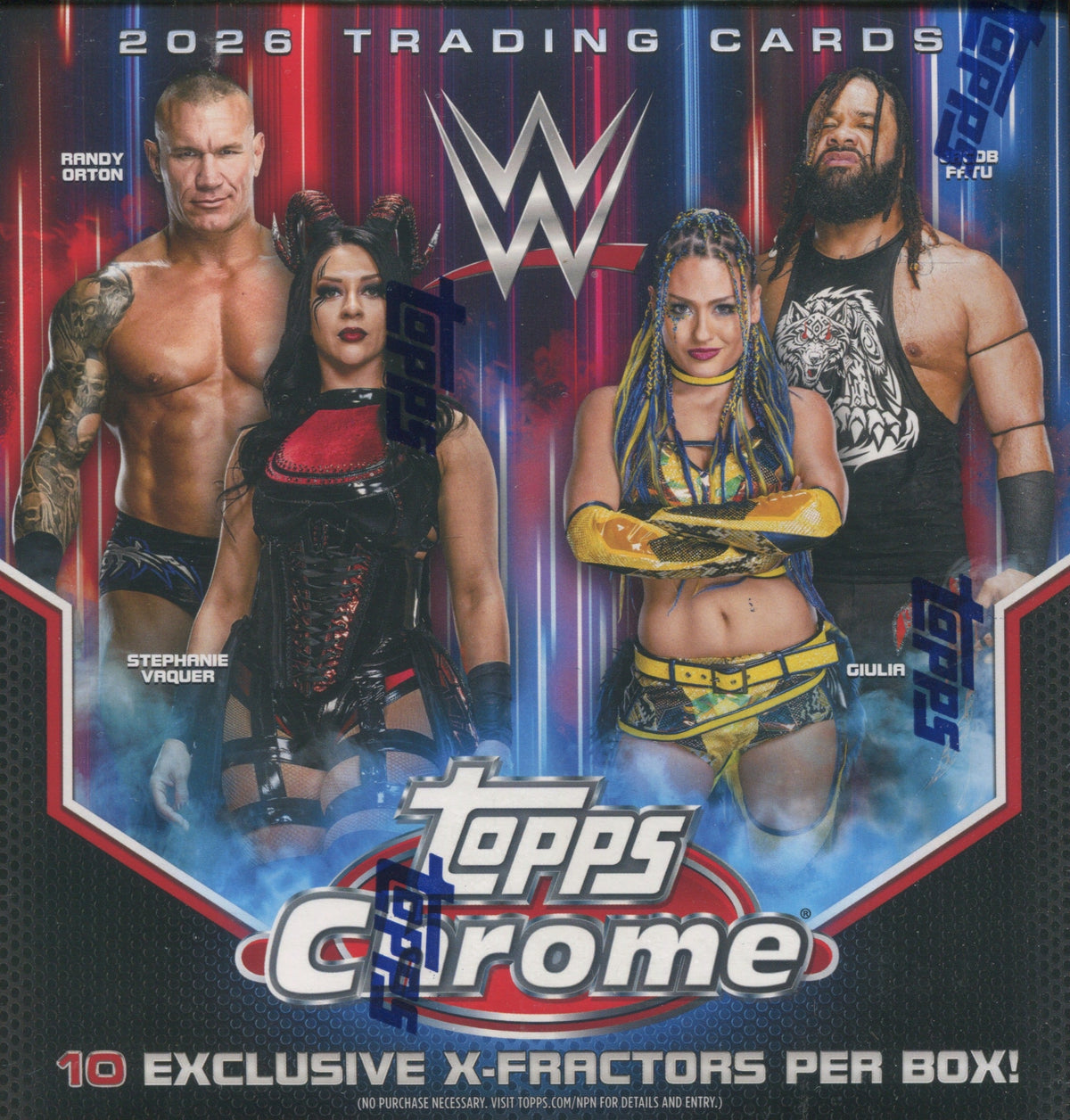 2026 Topps Chrome WWE Mega, Box