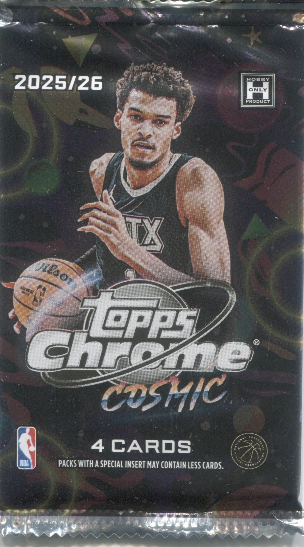 2025-26 Topps Cosmic Chrome Basketball Hobby, Pack