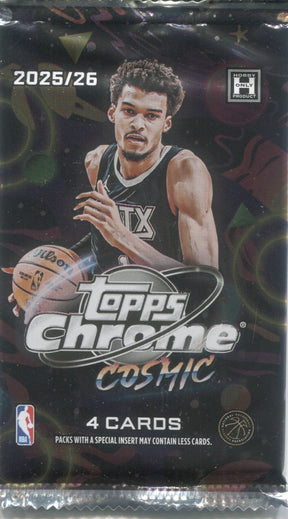 2025-26 Topps Cosmic Chrome Basketball Hobby, Pack