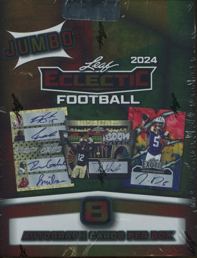 * Last Box * 2024 Leaf Eclectic Football Jumbo, Box