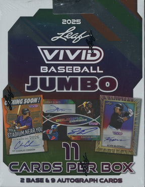 2025 Leaf Vivid Baseball Jumbo, Box