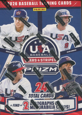 2026 Panini USA Stars & Stripes Prizm Baseball Blaster, Box
