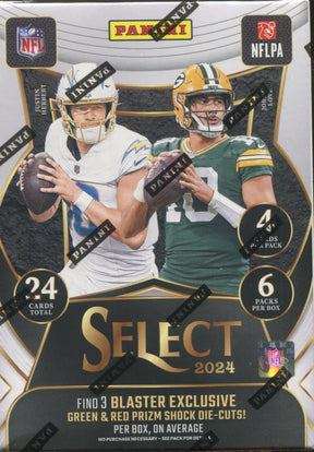 2024 Panini Select Football Hobby Blaster, 20 Box Case (Green & Red Shock)