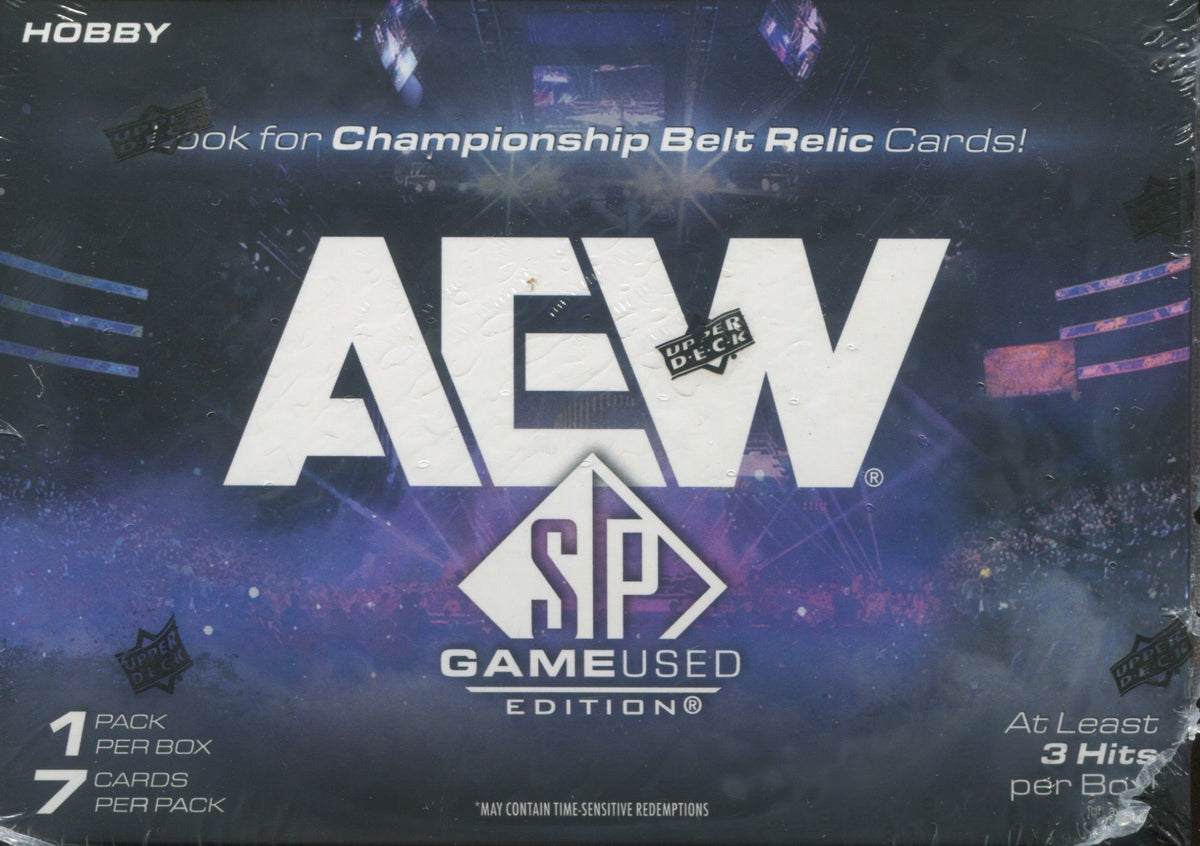 2025 Upper Deck AEW SP Game Used Wrestling Hobby, Box