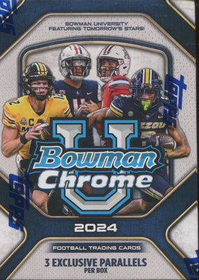 *LAST CASE* 2024 Bowman Chrome University Football, 40 Blaster Box Case