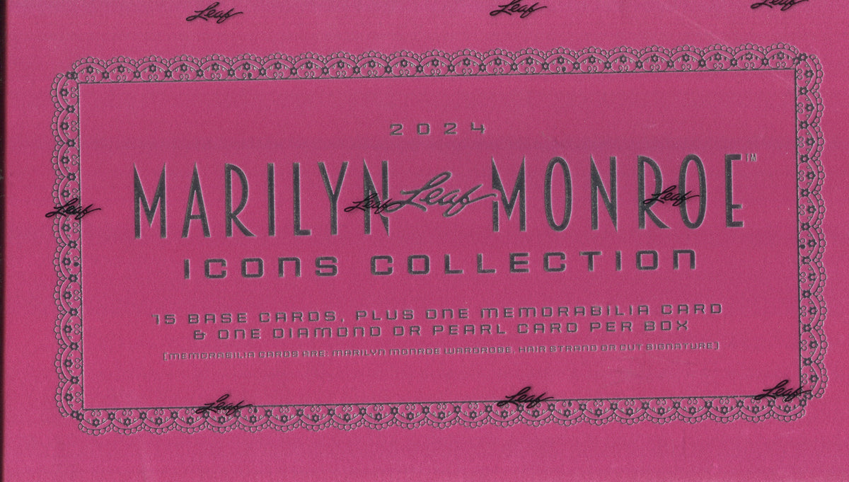2024 Leaf Marilyn Monroe Icons Collection Hobby, Box
