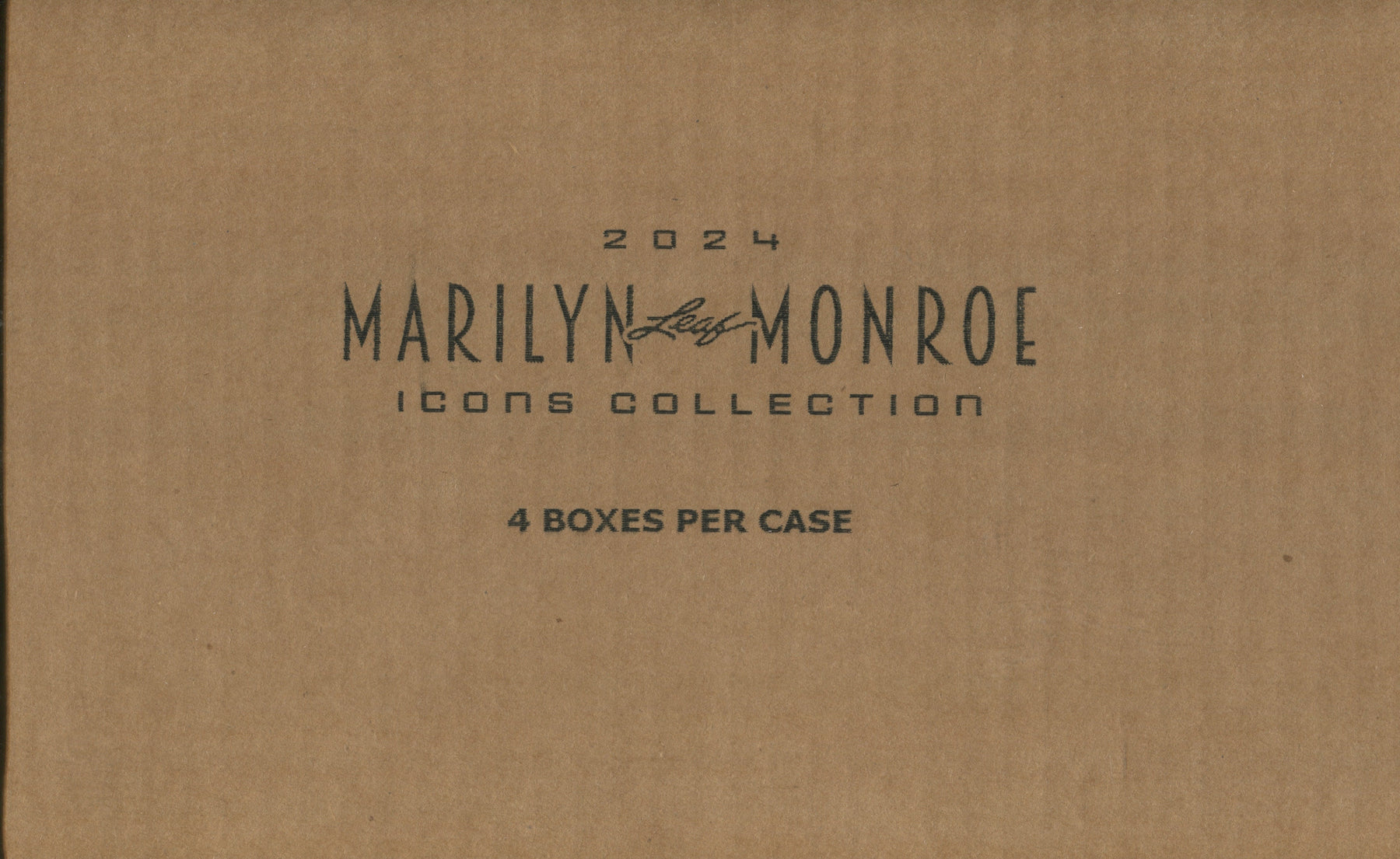 2024 Leaf Marilyn Monroe Icons Collection Hobby, 4 Box Case