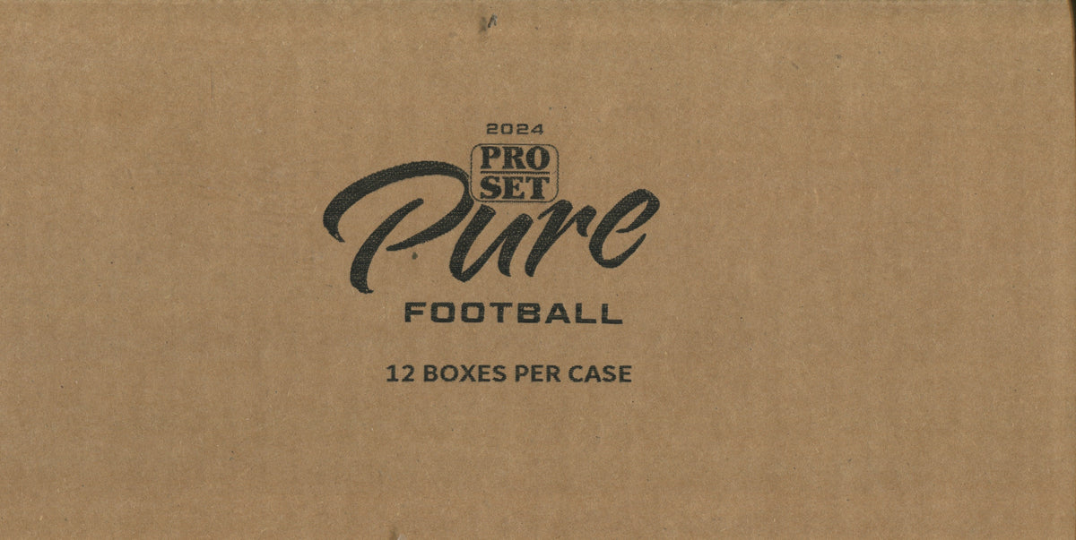 *LAST CASE* 2024 Pro Set Pure Football Hobby, 12 Box Case