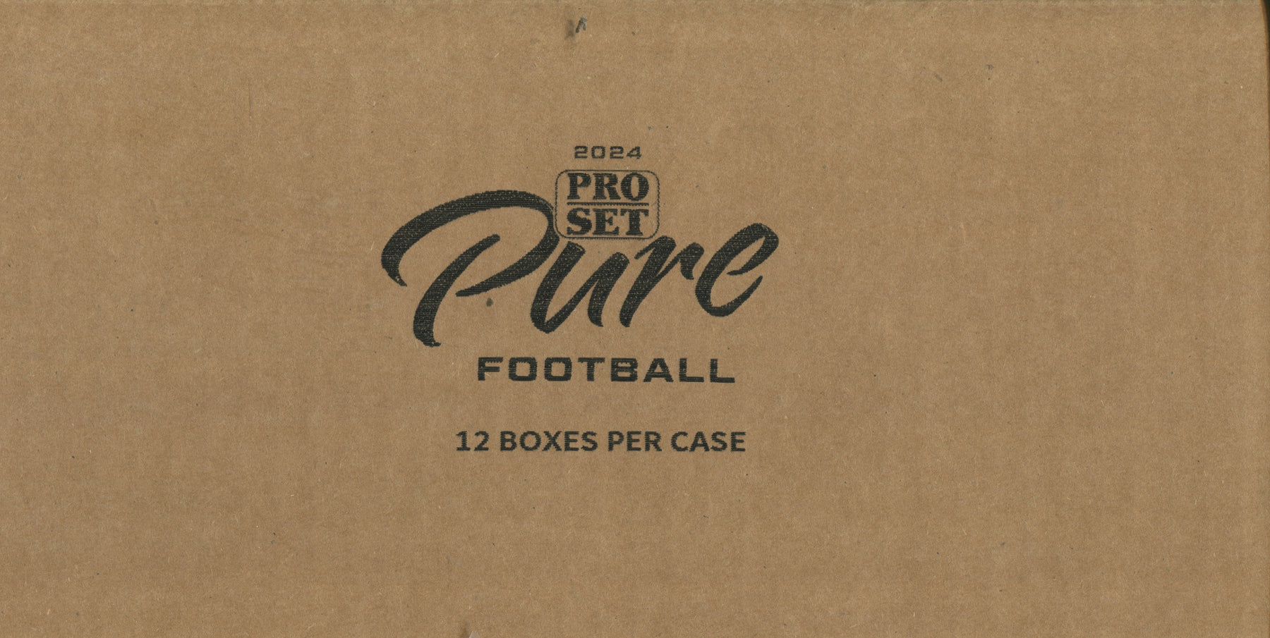 *LAST CASE* 2024 Pro Set Pure Football Hobby, 12 Box Case