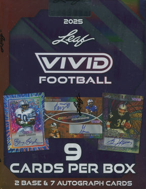 2025 Leaf Vivid Football Hobby, Box