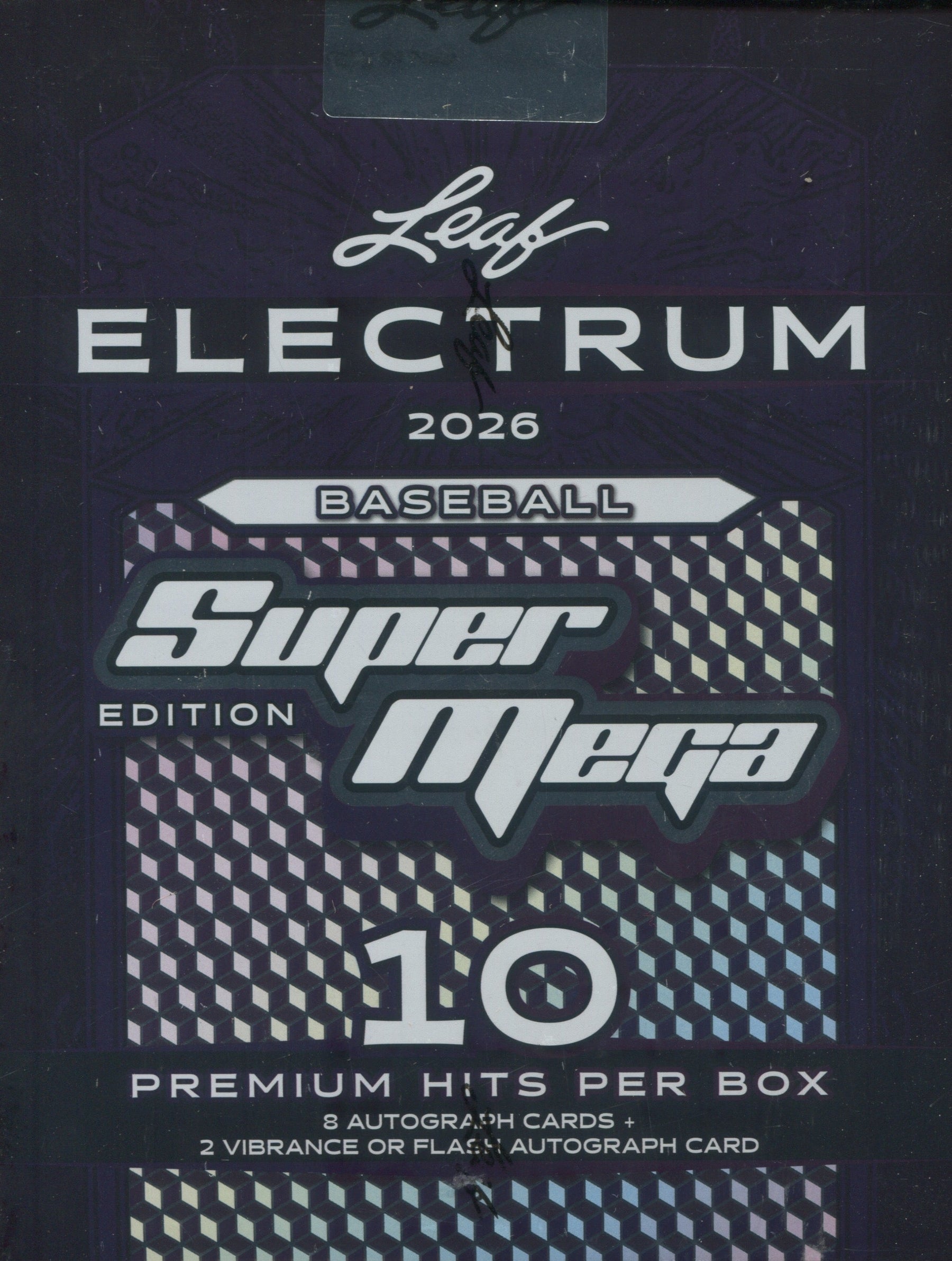 2026 Leaf Electrum Baseball Super Mega, Box