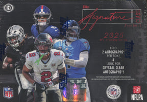 2025 Topps Signature Class Football Hobby, Box