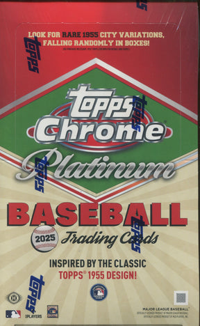 2025 Topps Chrome Platinum Baseball Hobby, Box