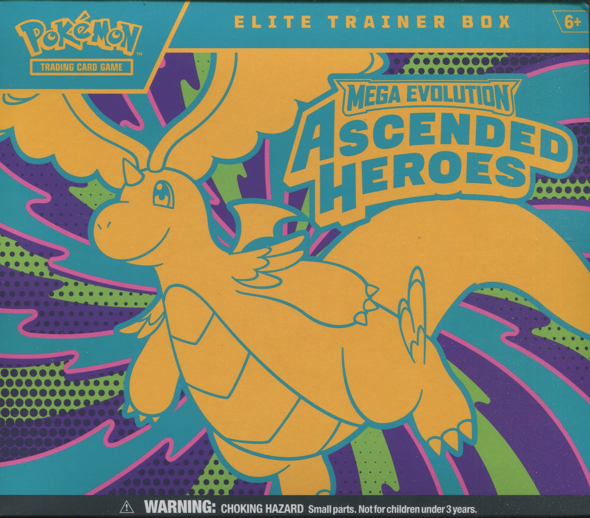 Pokemon Mega Evolution Ascended Heroes, Elite Trainer Box (ETB)