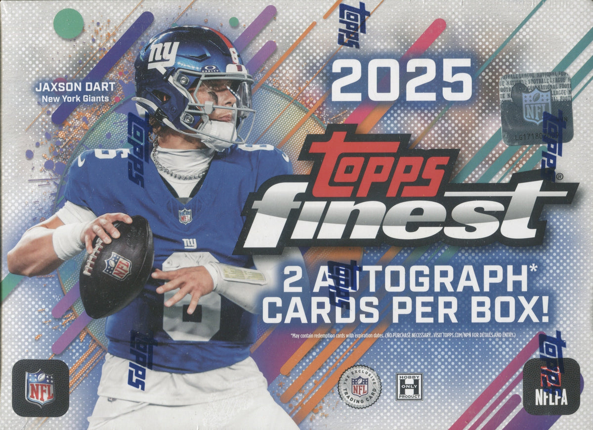 2025 Topps Finest Football Hobby, 8 Box Case