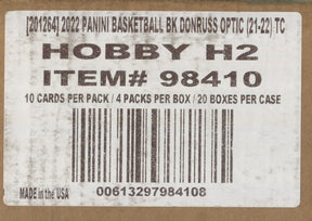 *LAST CASE* 2021-22 Donruss Optic Basketball H2, 20 Box Case