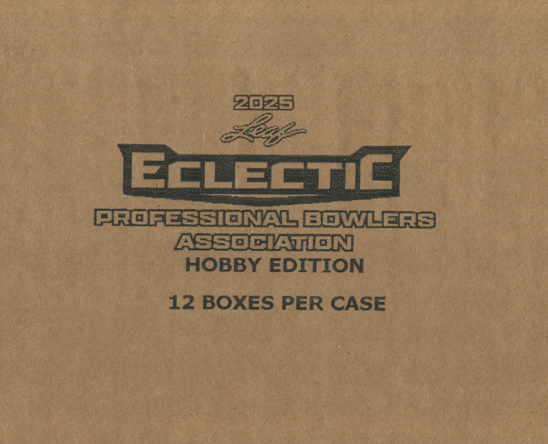 2025 Leaf Eclectic Professional Bowlers Association PBA Hobby, 12 Box Case