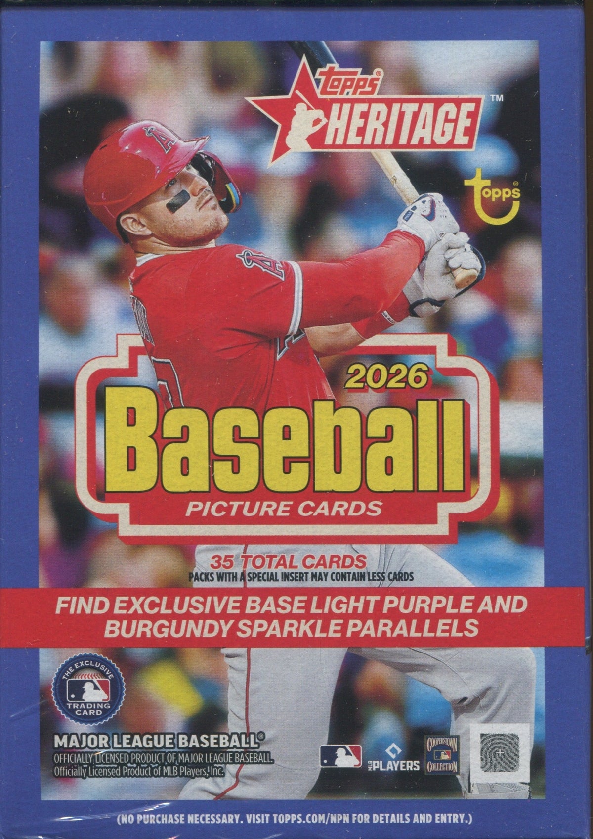2026 Topps Heritage Baseball Hanger, Box