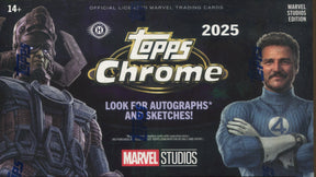 2025 Topps Marvel Studios Chrome Hobby, 8 Box Case