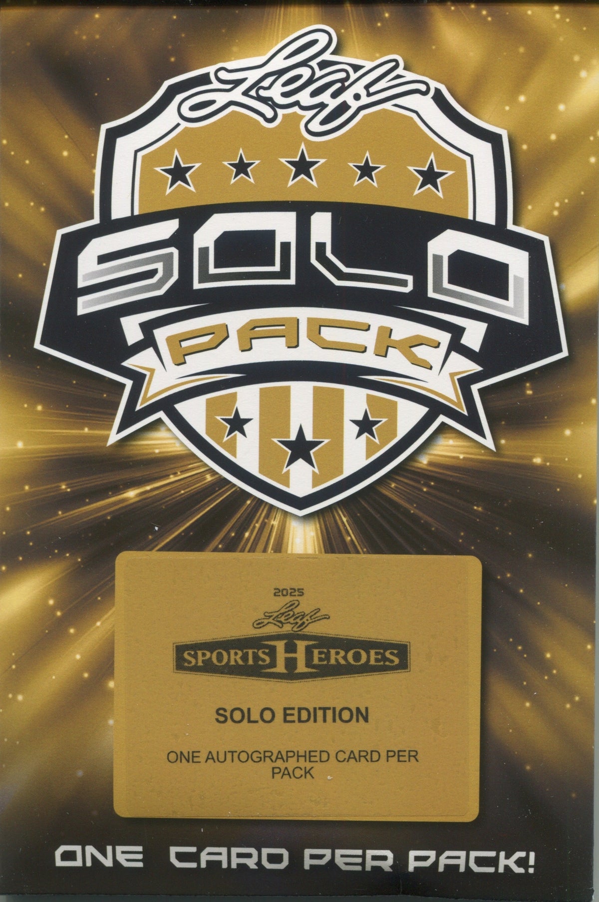 2025 Leaf Metal Sports Heroes Hobby, 25 Solo Pack Case