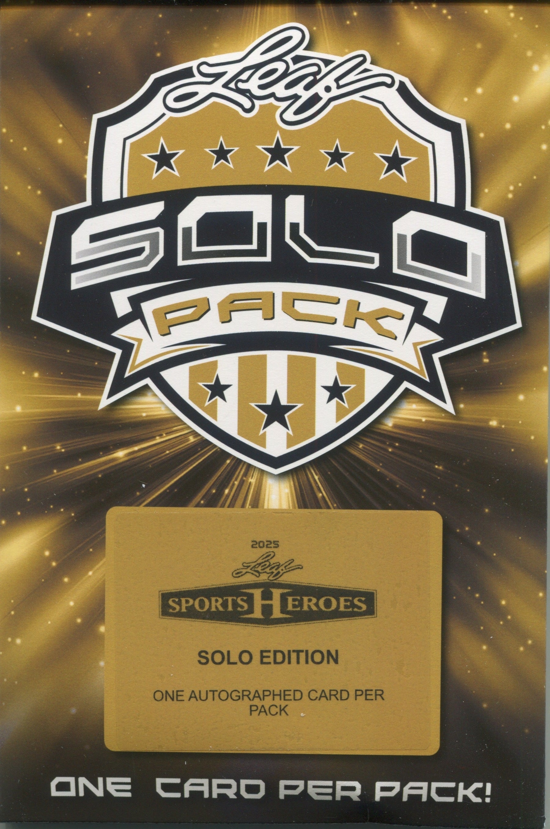 2025 Leaf Metal Sports Heroes Hobby, 25 Solo Pack Case