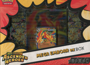 Pokemon Mega Evolution Ascended Heroes EX, Box (Random) Meganium/Feraligatr/Emboar