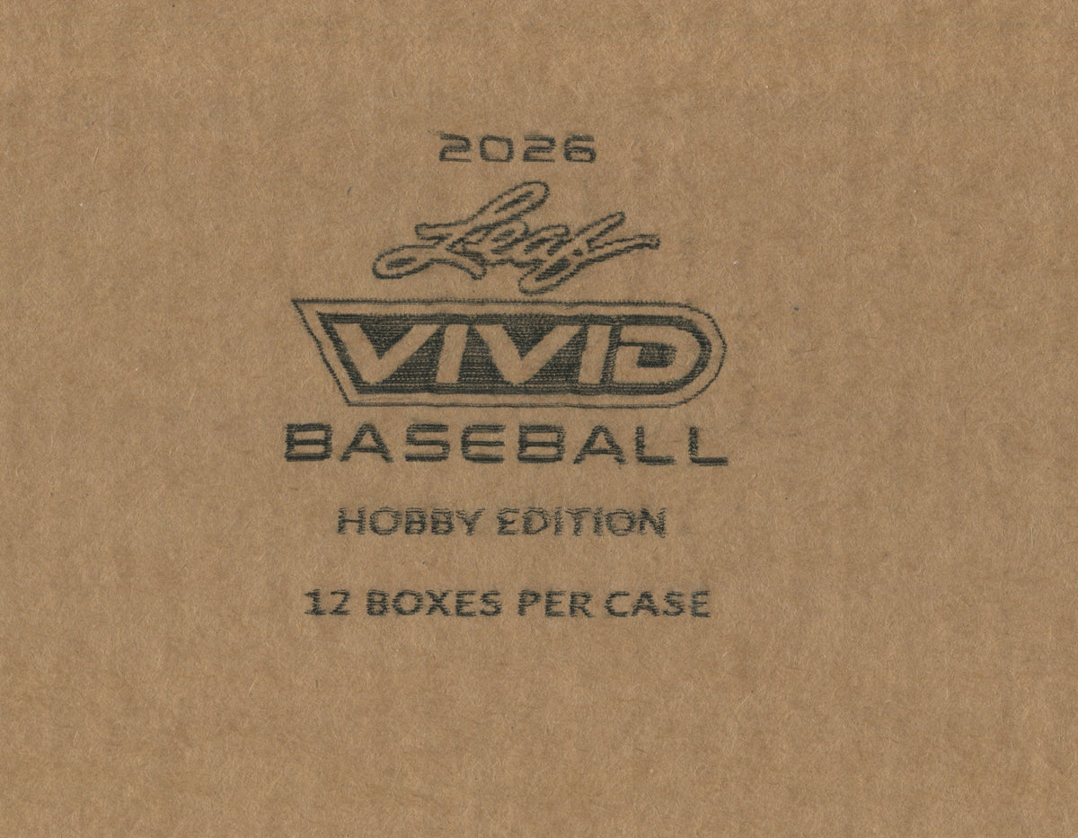 2026 Leaf Vivid Baseball Hobby, 12 Box Case