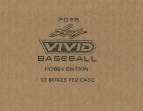 2026 Leaf Vivid Baseball Hobby, 12 Box Case