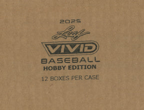 *LAST CASE* 2025 Leaf Vivid Baseball Hobby, 12 Box Case