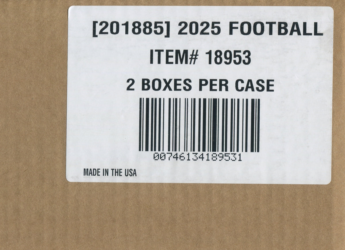 *LAST CASE* 2025 Panini Flawless Football Hobby, 2 Box Case