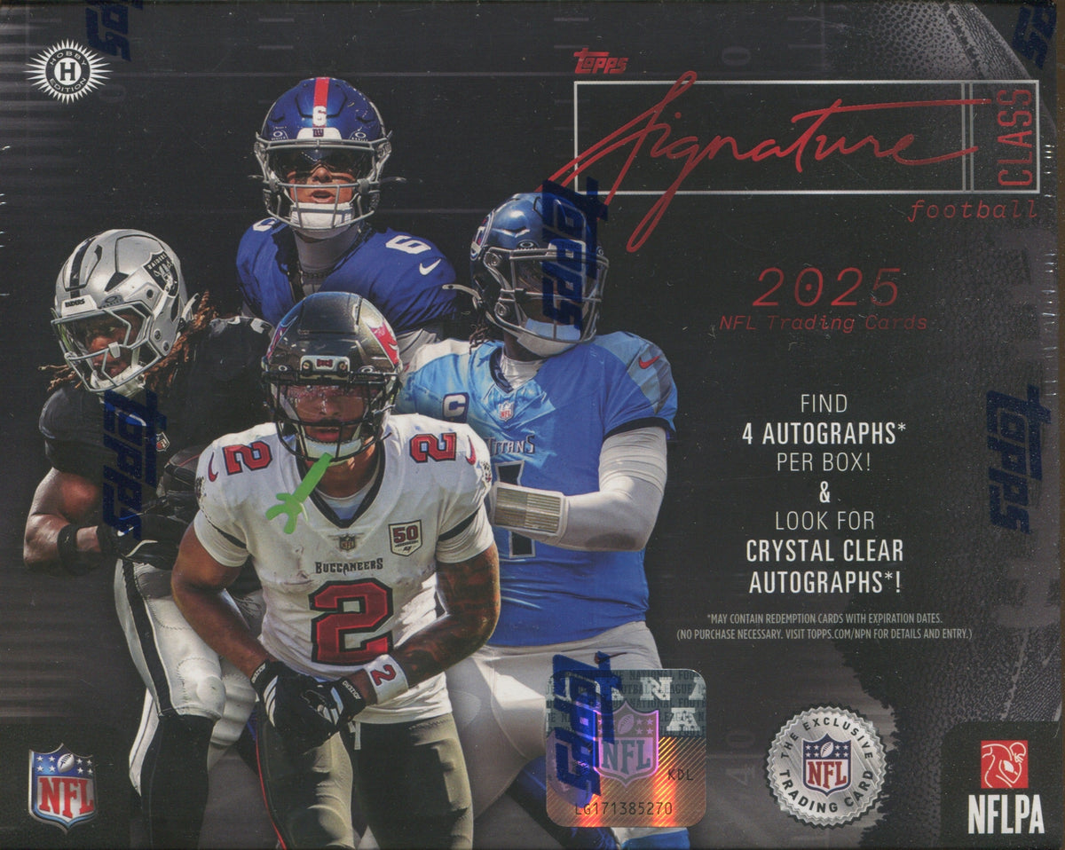 2025 Topps Signature Class Football Jumbo, Box