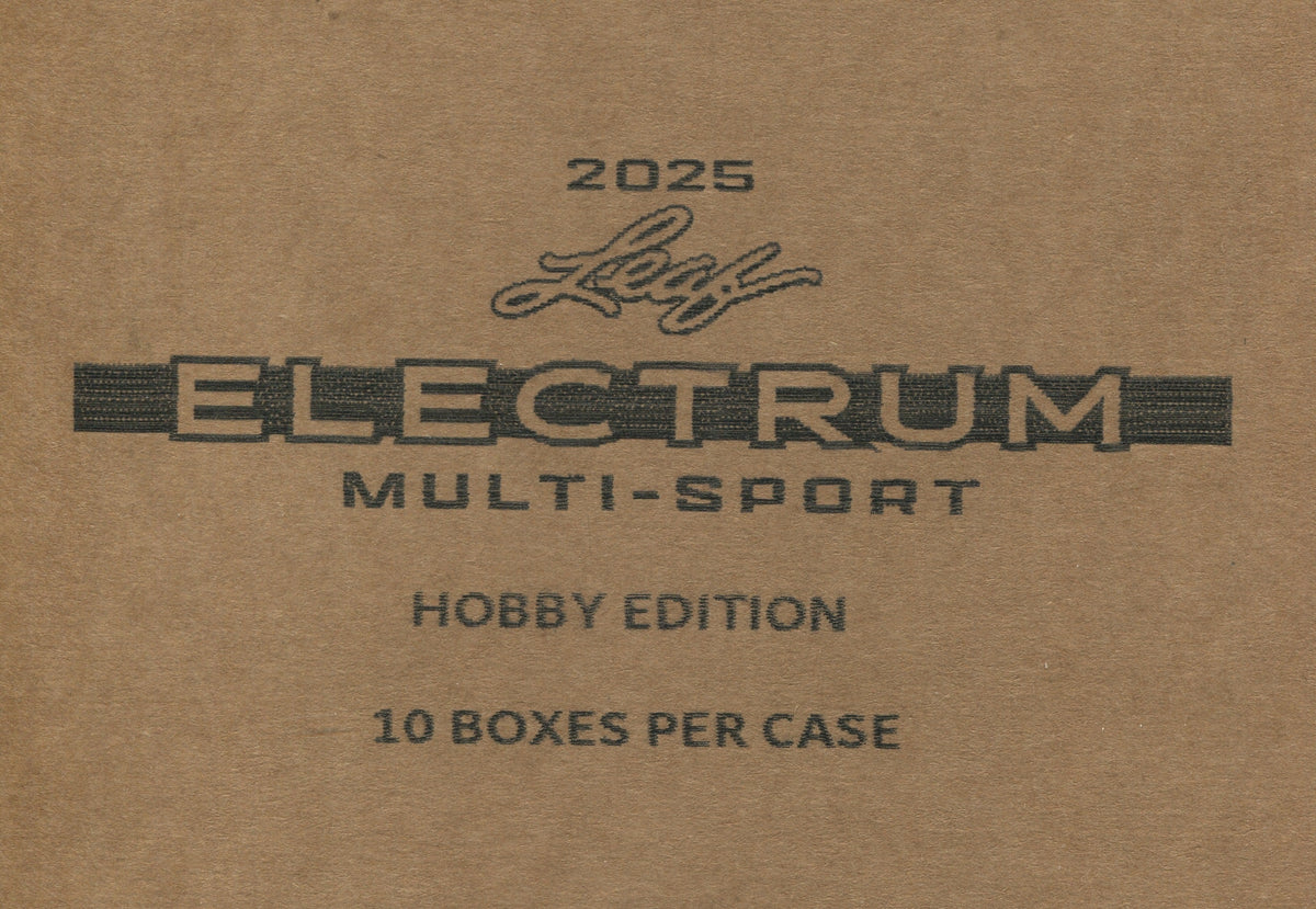2025 Leaf Electrum Multi-Sport Hobby, 10 Box Case