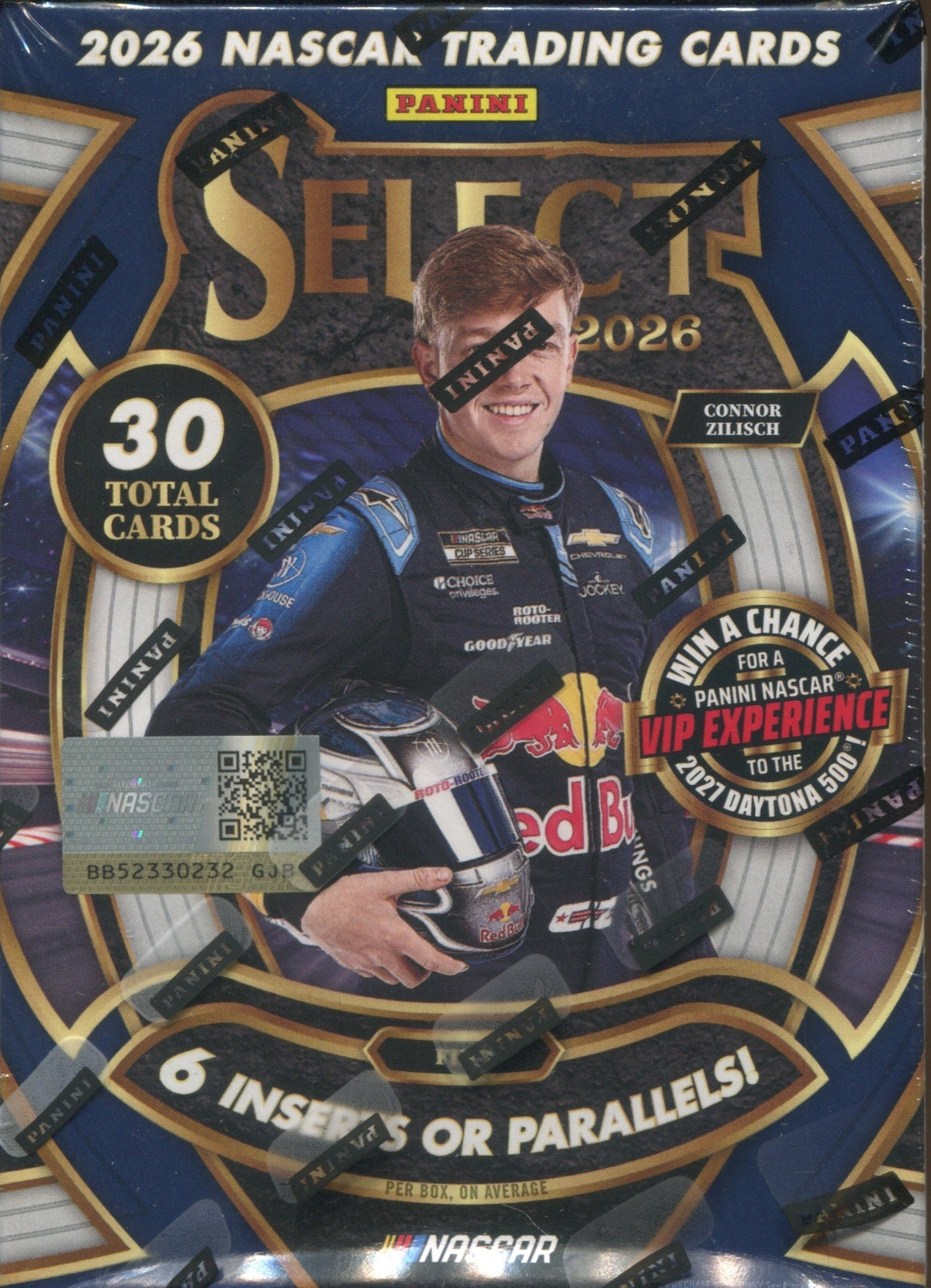 2026 Panini Select Racing Hobby Blaster, Box (Red Flash Prizms)