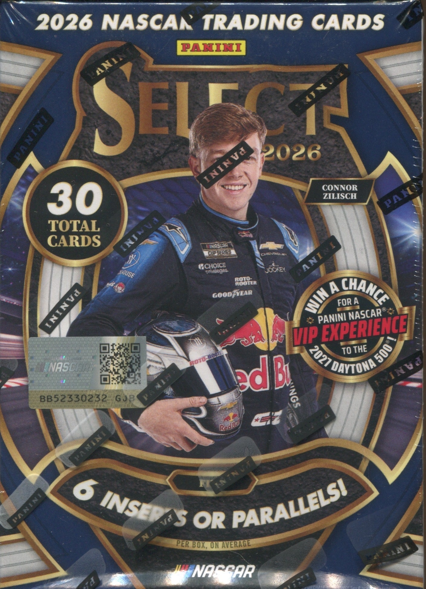 2026 Panini Select Racing Hobby Blaster, Box (Red Flash Prizms)
