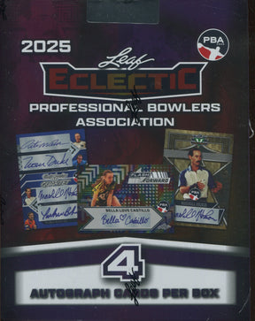 2025 Leaf Eclectic Professional Bowlers Association PBA Hobby, Box