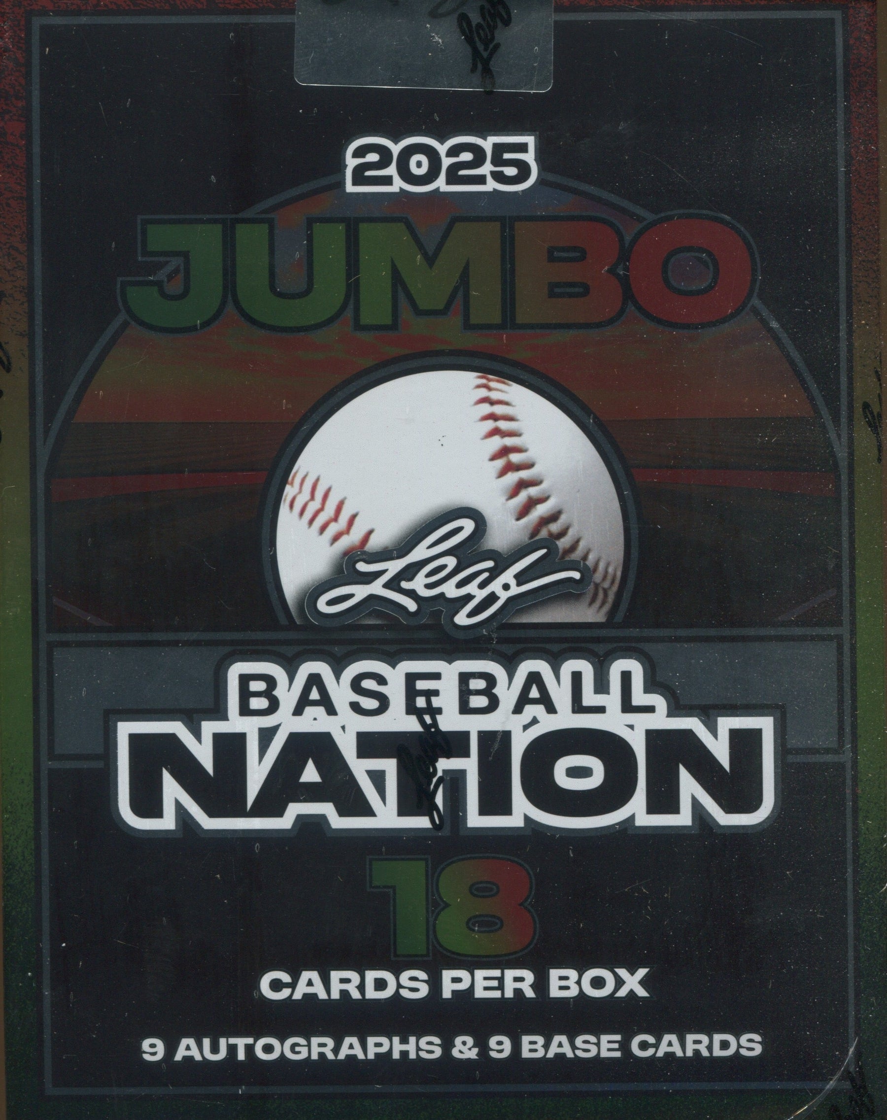 2025 Leaf Baseball Nation Jumbo, Box