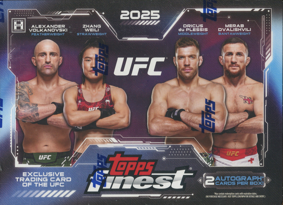 2025 Topps UFC Finest Hobby, Box