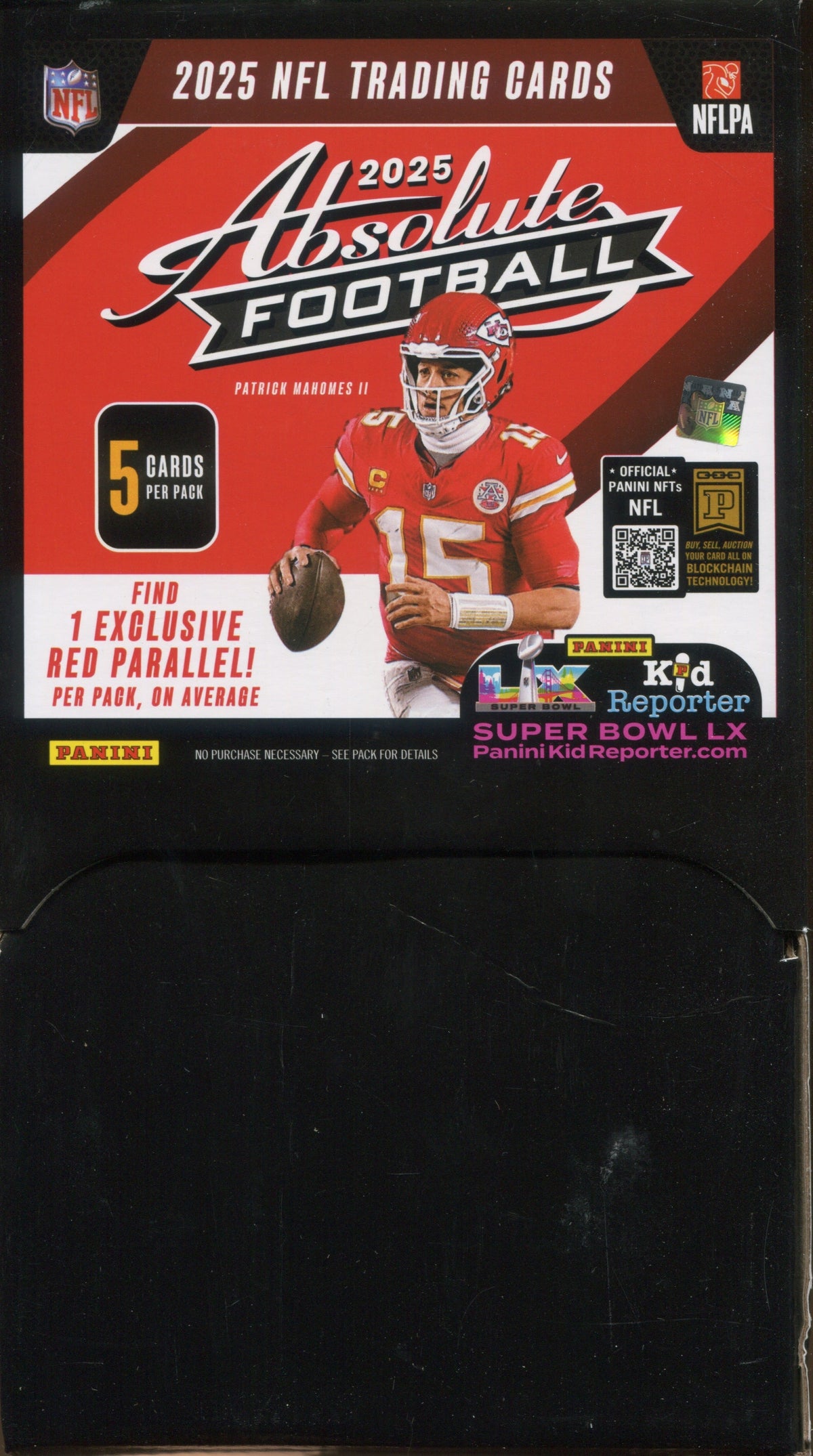 2025 Panini Absolute Football Hobby Gravity, Box