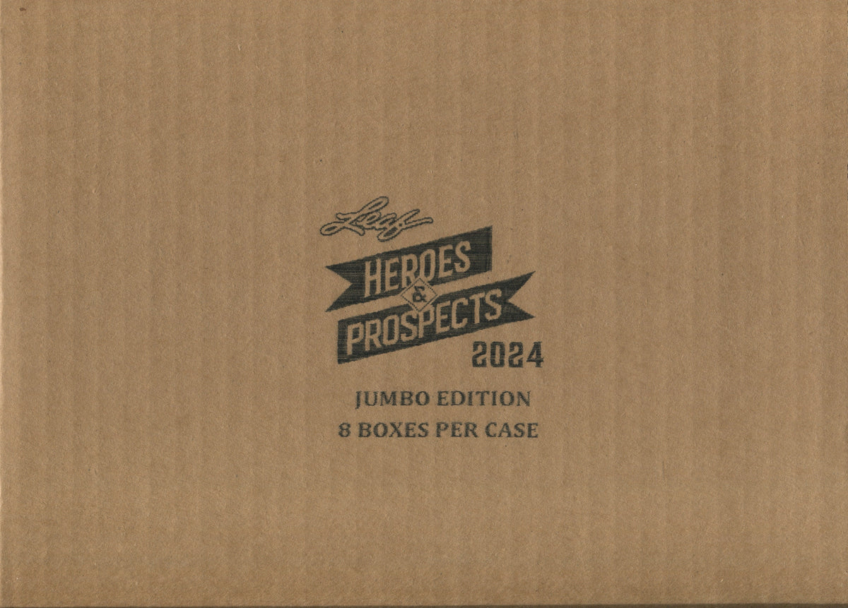 2024 Leaf Heroes & Prospects Football Jumbo, 8 Box Case